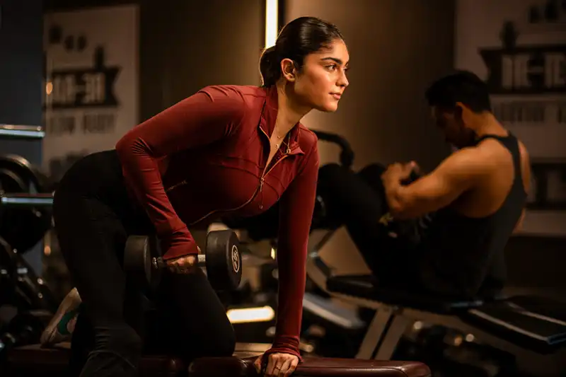 Gymnasium training area at Hotel Sahara Star